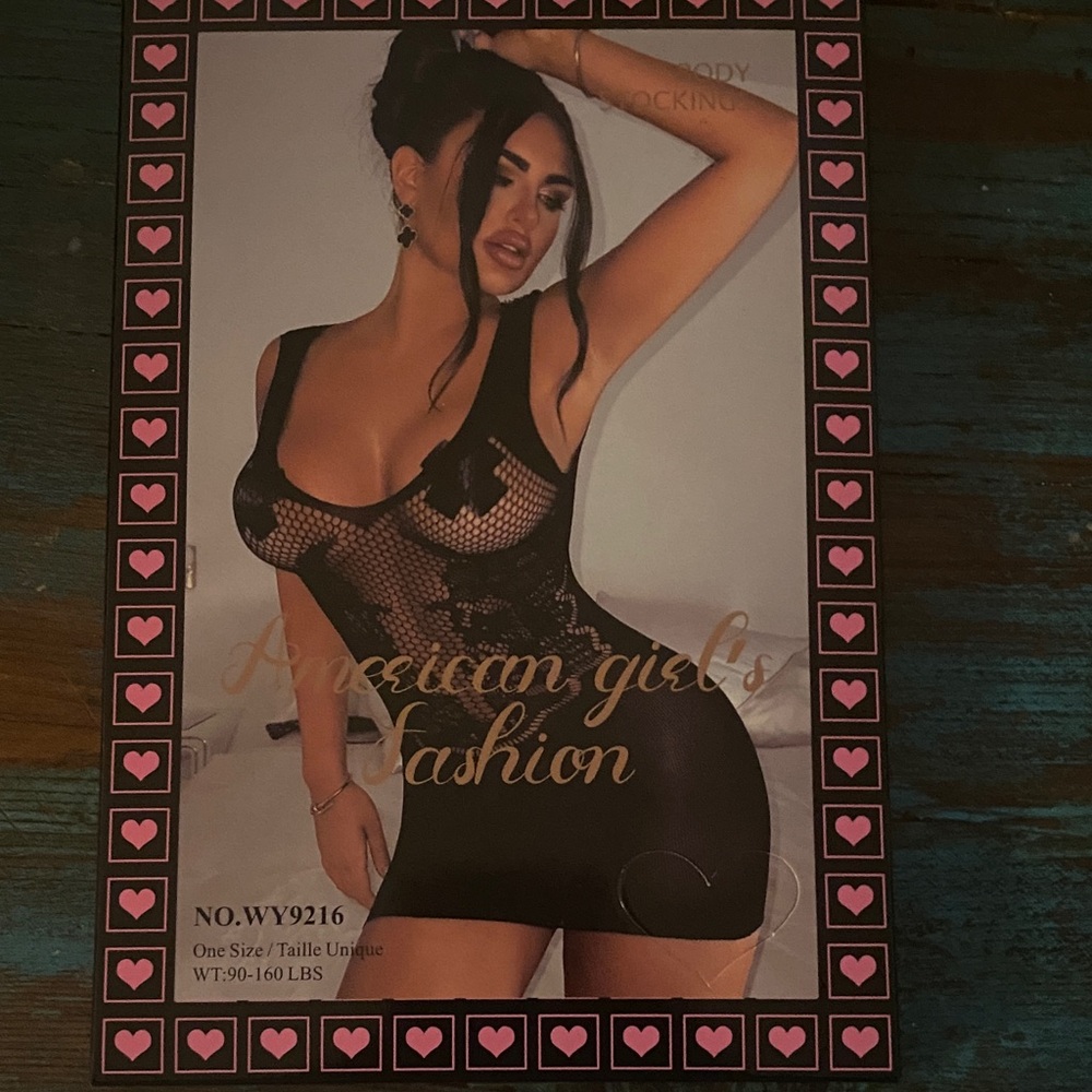 Black Lace Women Intimate Dress